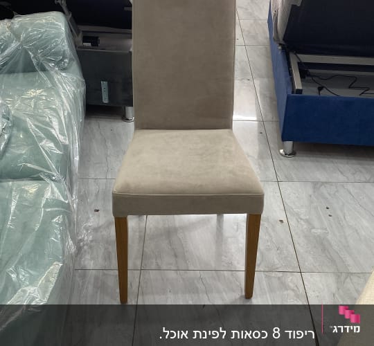 כיסאות ורהיטים בחנות, מוצרים בתחום הריפוד
